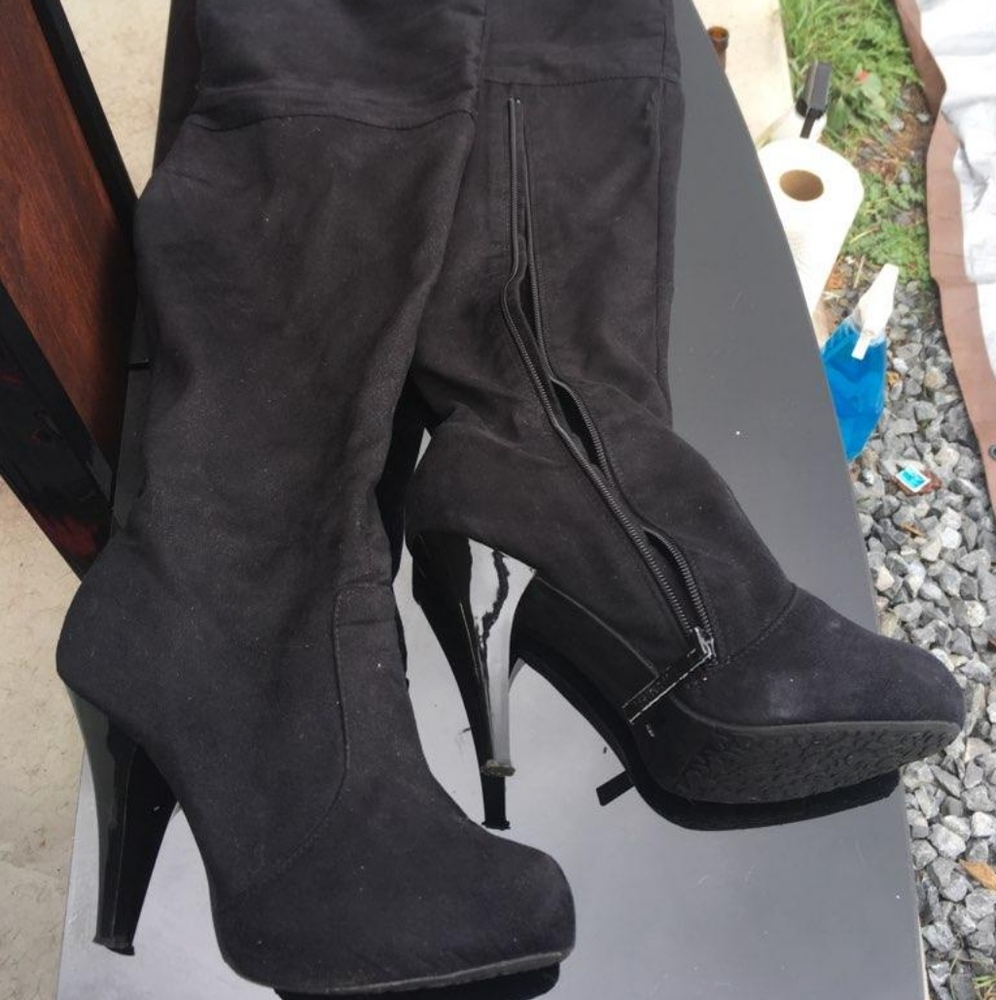 Knee High Healed Boots